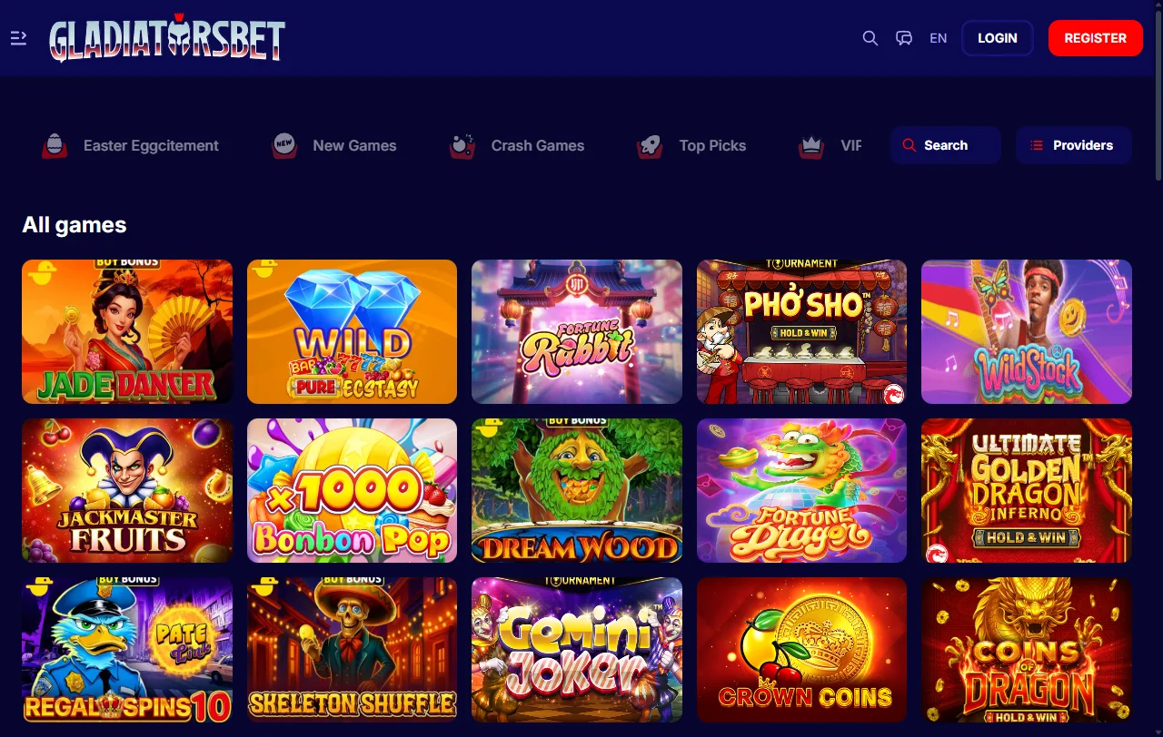Gladiatorsbet Casino análisis completo y valoración general para España