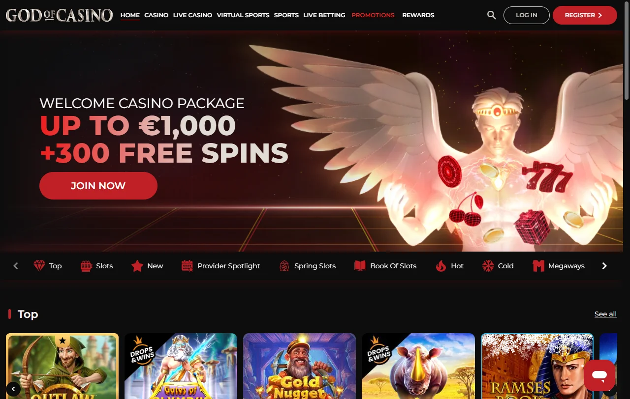 Análisis completo God of Casino España para jugadores España