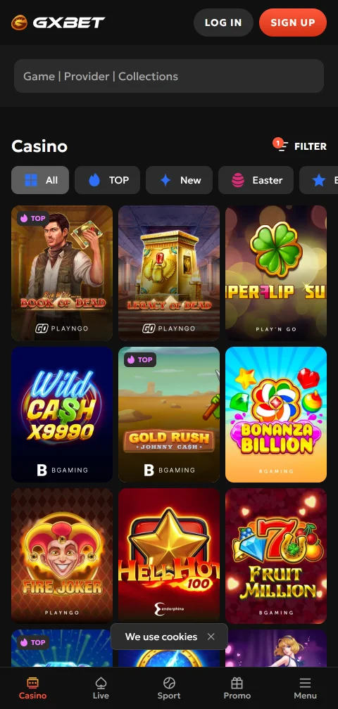 Métodos de depósito y retiro aceptados en GXbet casino España para jugadores españoles