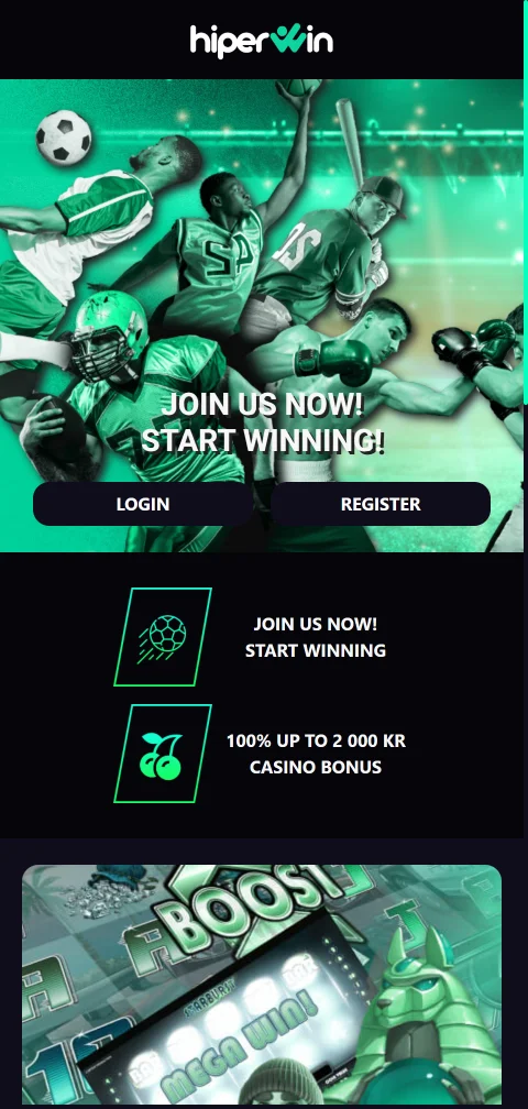 Acceso móvil gaming HiperWin casino España smartphones