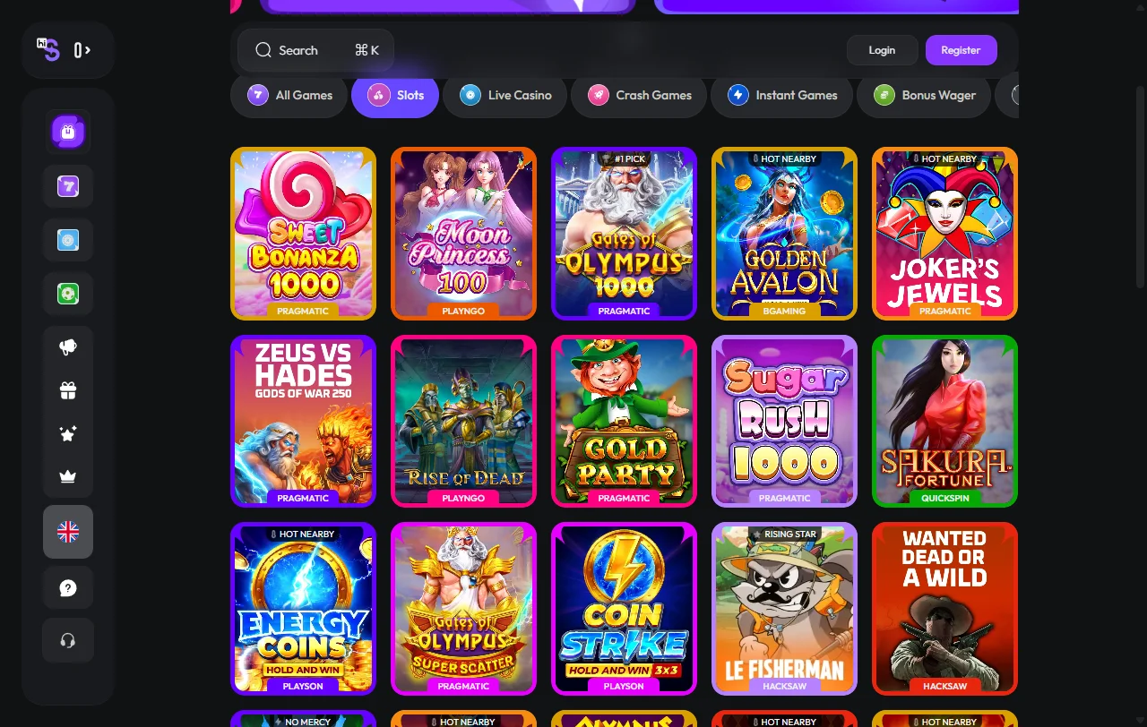 Catálogo de juegos de Hispin Casino España: slots, ruleta en vivo y proveedores Pragmatic Play Evolution Gaming