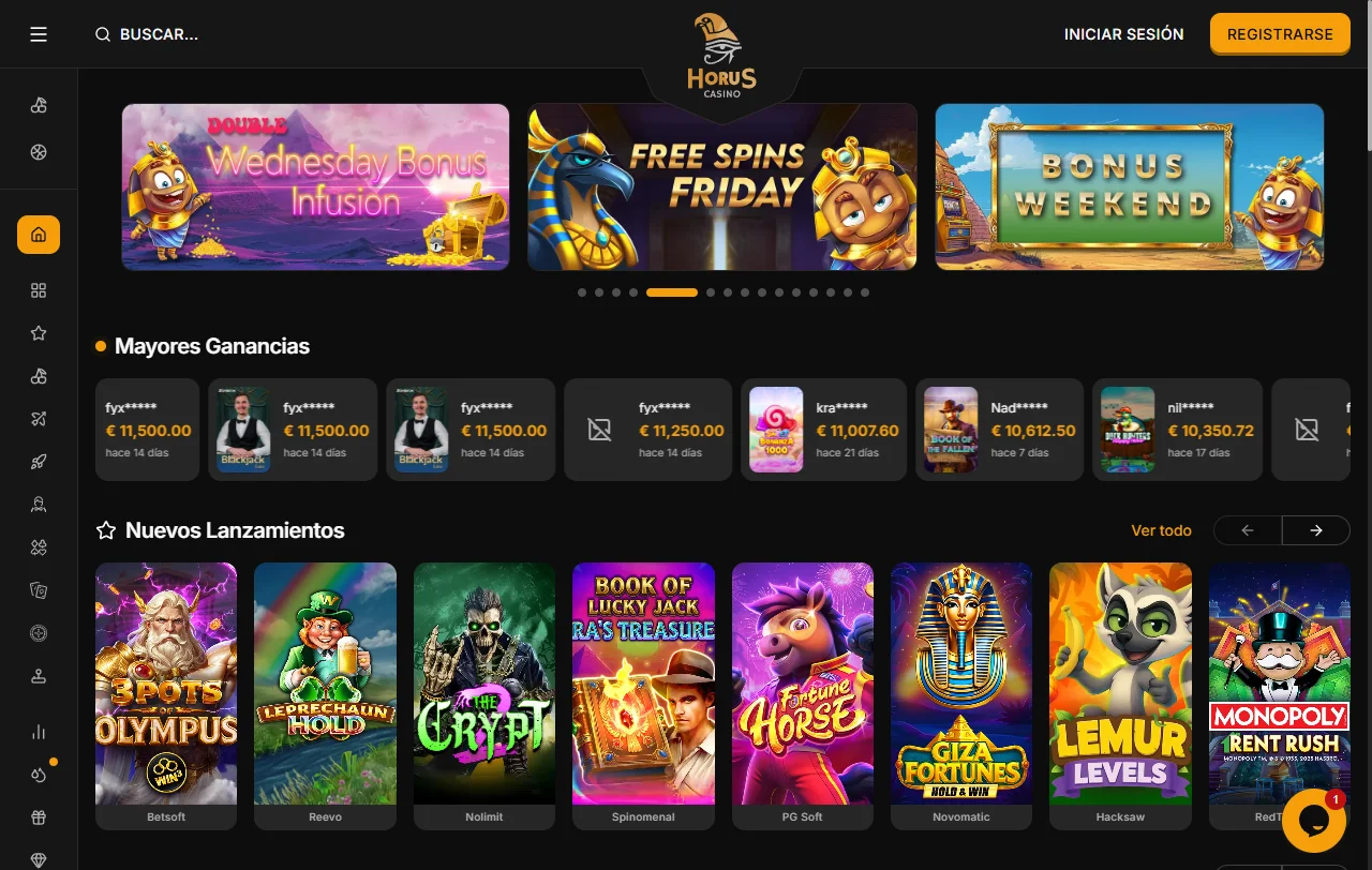 Horus casino España — análisis completo y evaluación de plataforma para jugadores españoles
