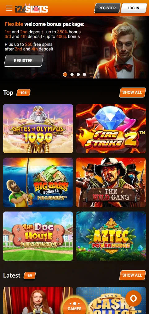 i24Slots Casino España experiencia gaming móvil accesible