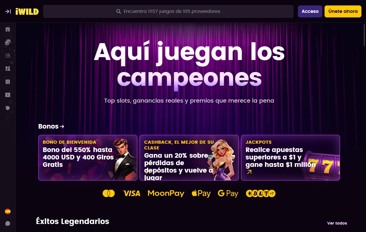 iWild Casino análisis completo con pagos, juegos y soporte