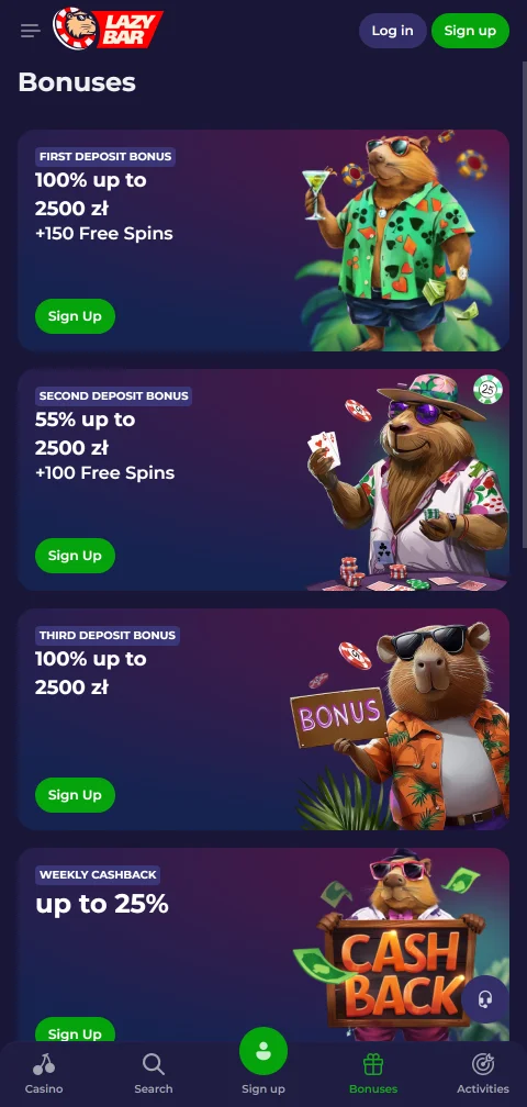 Depósitos retiros métodos pagos LazyBar casino España móvil