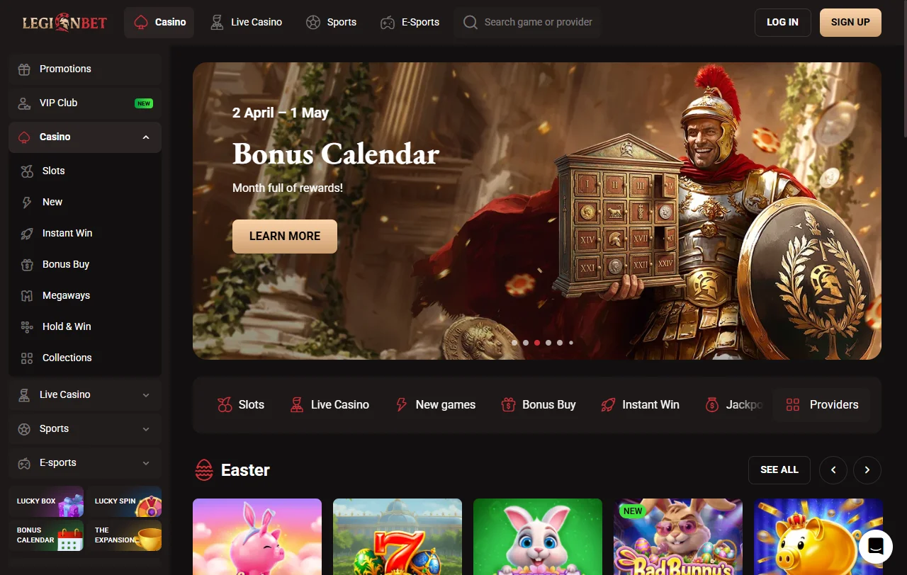 Legionbet Casino análisis general para jugadores de España