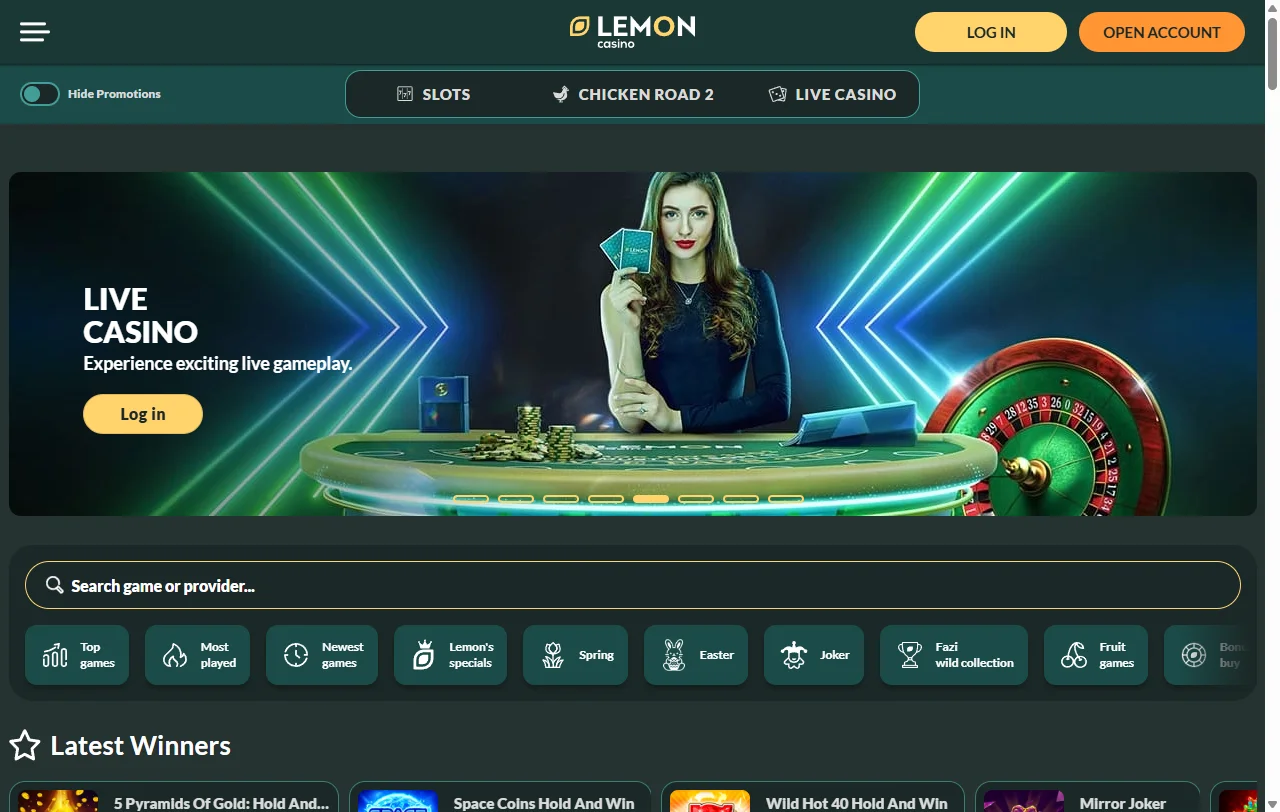 Lemon Casino análisis general para jugadores de España