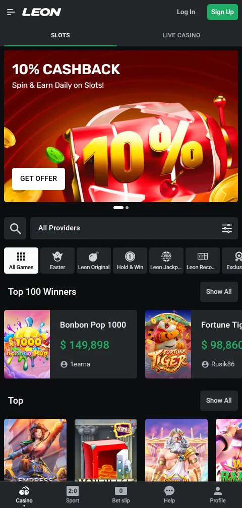 Métodos depósitos retiros pagos Leon Casino España