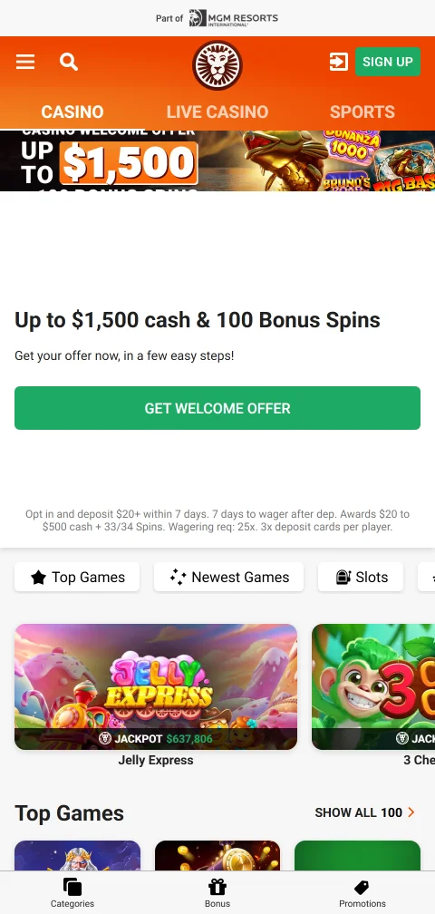 LeoVegas Casino España móvil accesibilidad juegos España