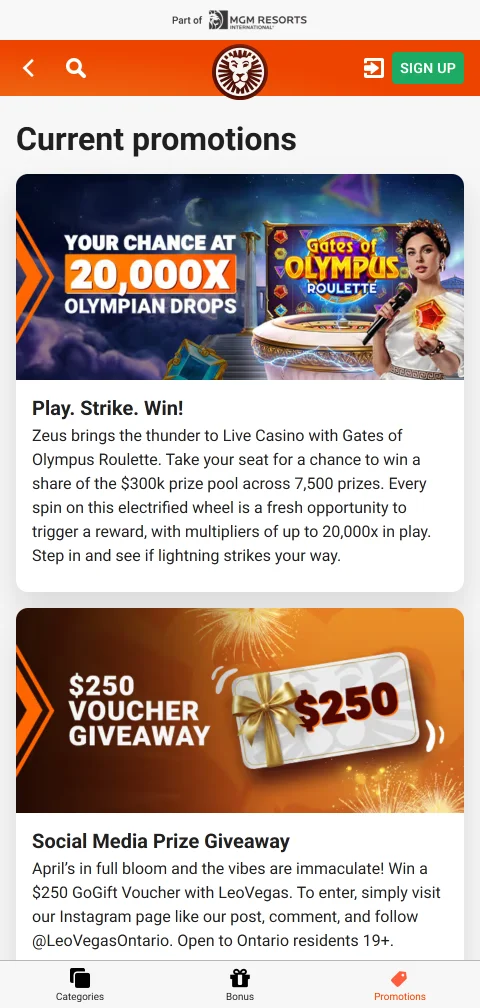 Depósitos retiros métodos LeoVegas Casino España pagos