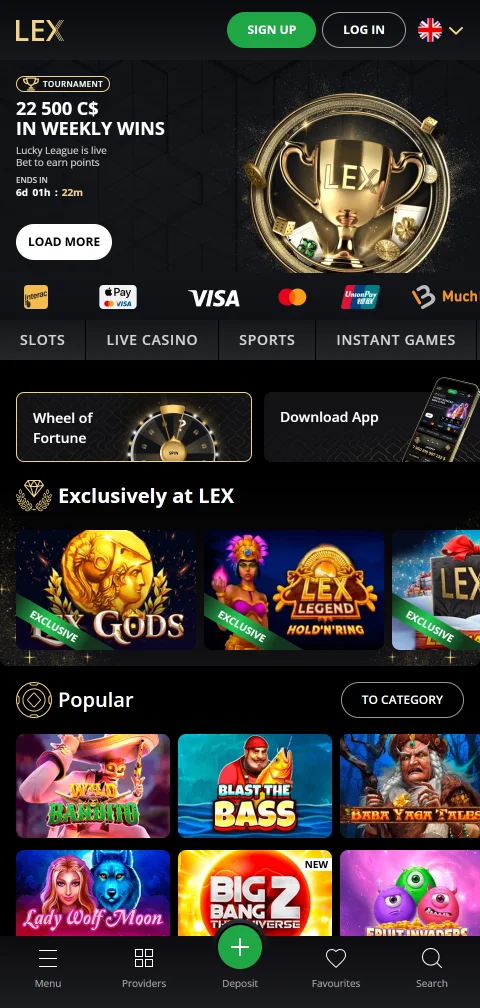 Lex Casino experiencia móvil en smartphone para España