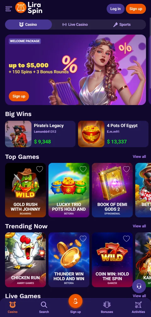Liraspin Casino experiencia móvil adaptada a smartphones