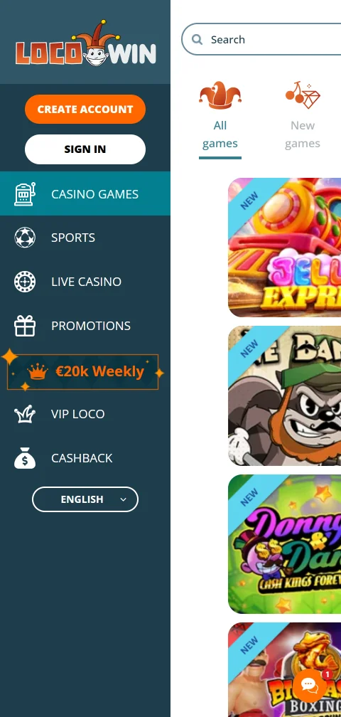 LocoWin casino depósitos, retiros y métodos de pago