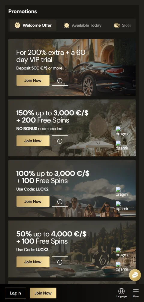 Lucky Ones Casino depósitos, retiradas y métodos de pago