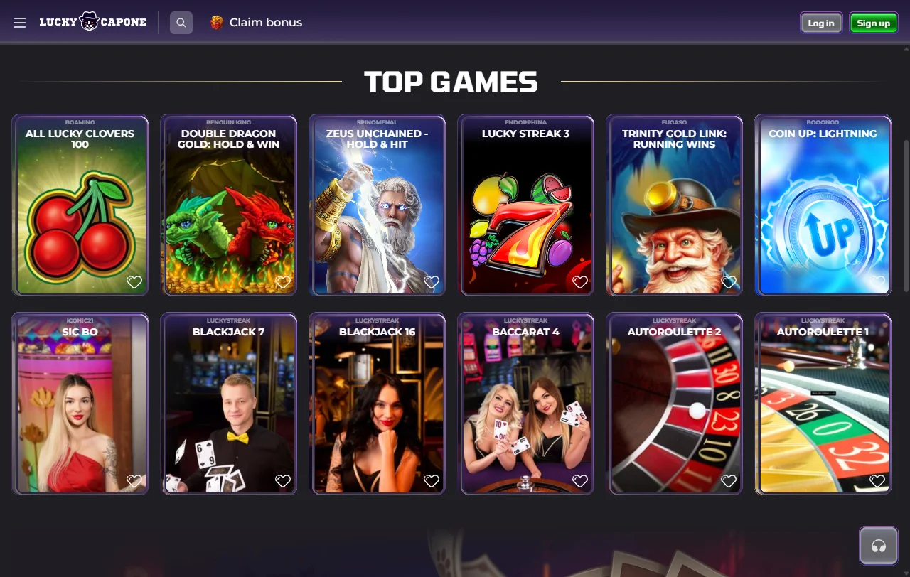 LuckyCapone Casino bonos y promociones explicados para usuarios