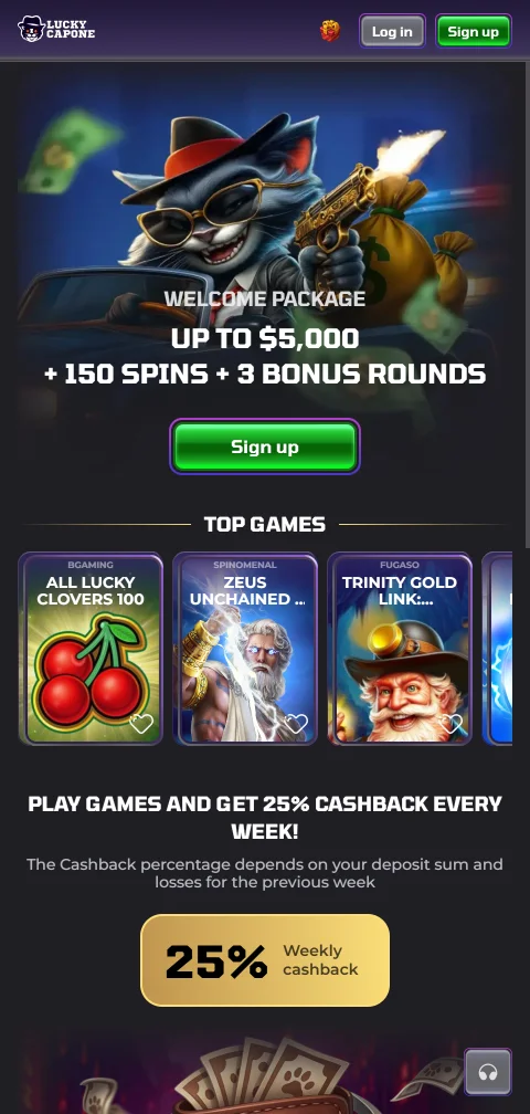 LuckyCapone Casino acceso móvil optimizado para jugar desde cualquier dispositivo