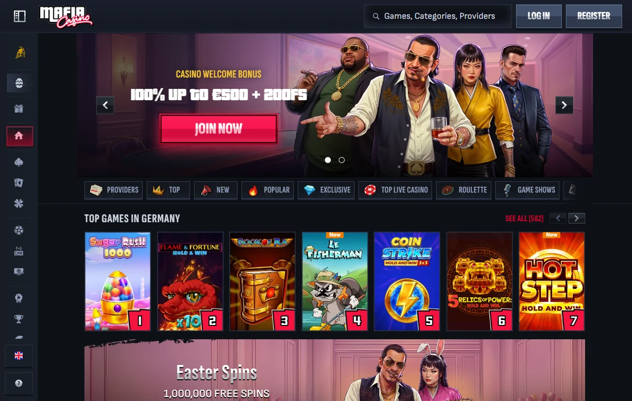 Mafia Casino análisis general para jugadores de España