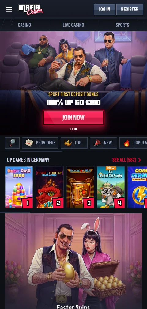 Mafia Casino experiencia móvil y acceso desde smartphone