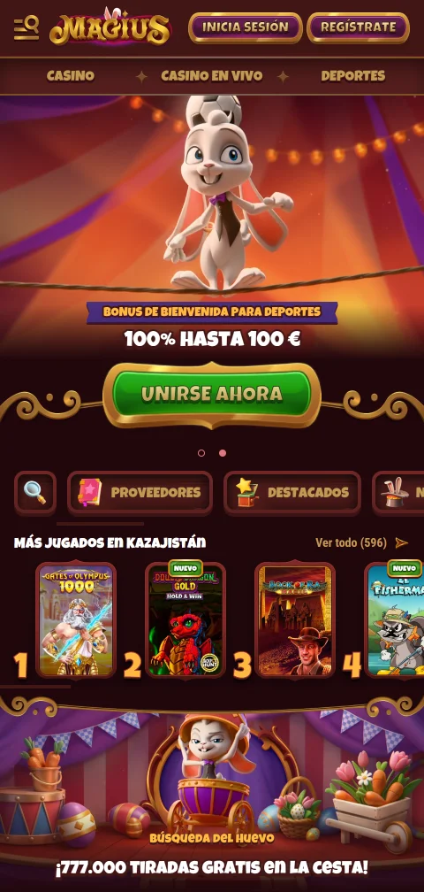 Experiencia móvil de Magius casino en smartphone compatible