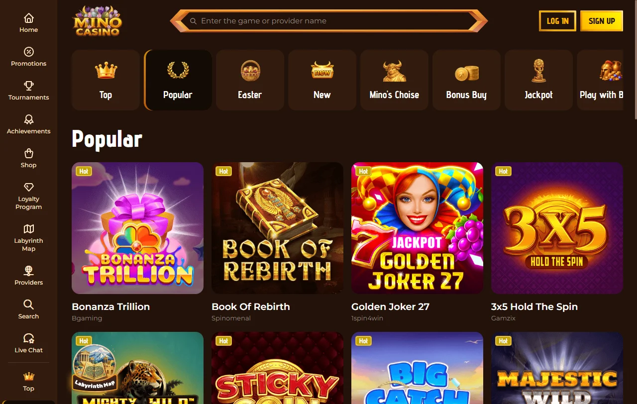 Bonos promociones y ofertas bienvenida MinoCasino España