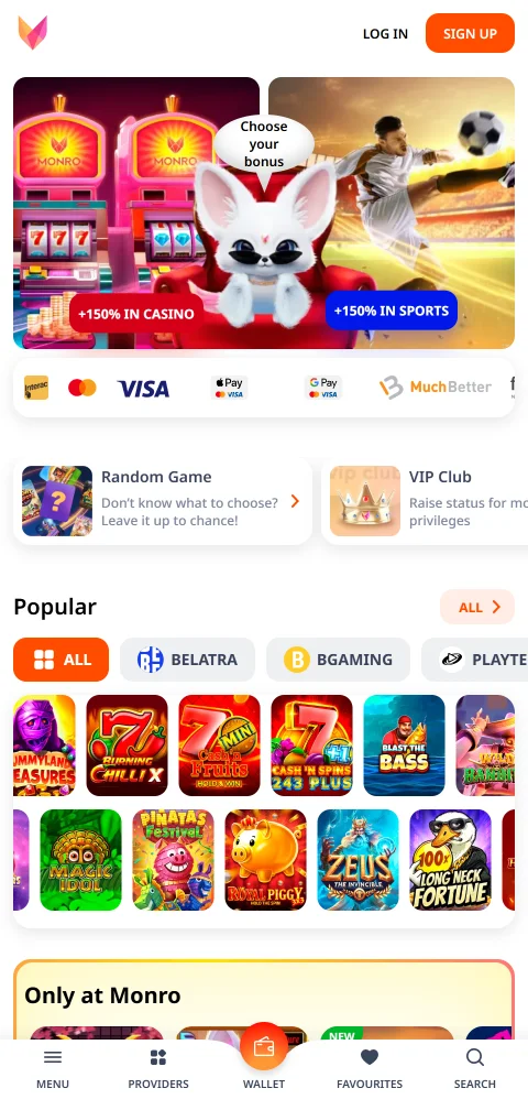 Monro Casino España experiencia gaming móvil accesibilidad