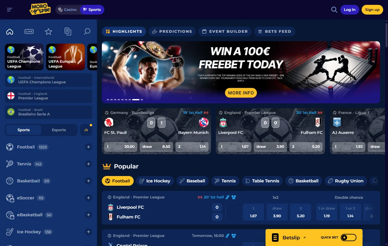 Morospin Casino bonos, promociones y estructura de bienvenida