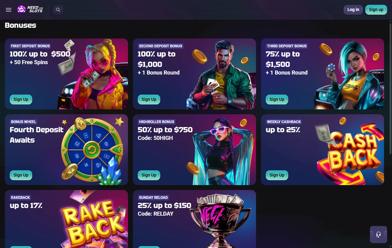 NeedForSlots Casino juegos, slots y casino en vivo