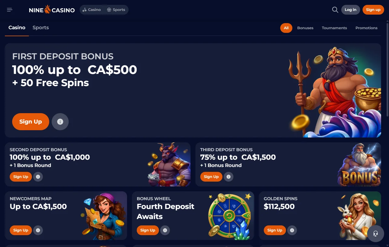 Nine casino bonos y promociones explicados para comparar