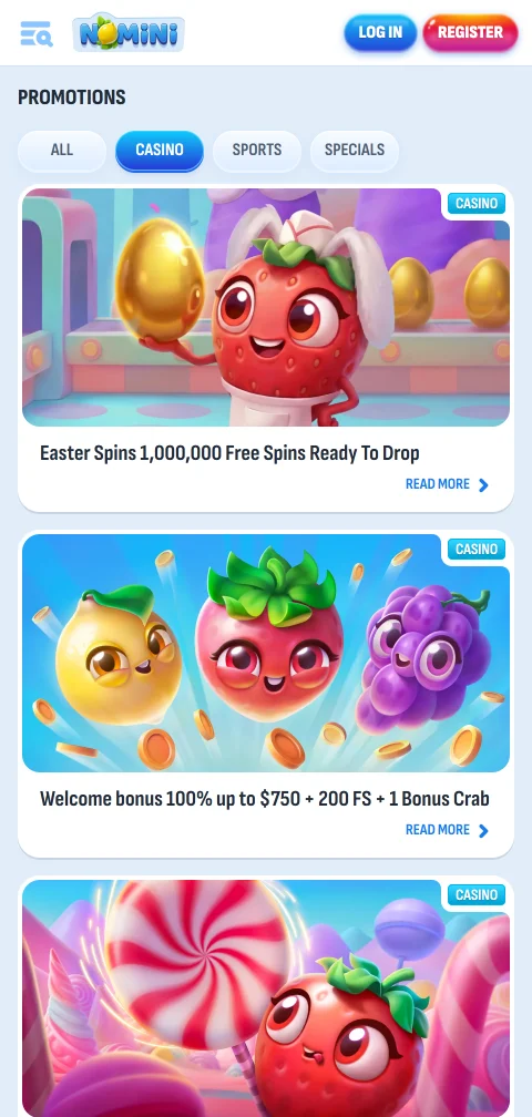 Pagos depósitos retiros métodos Nomini casino España