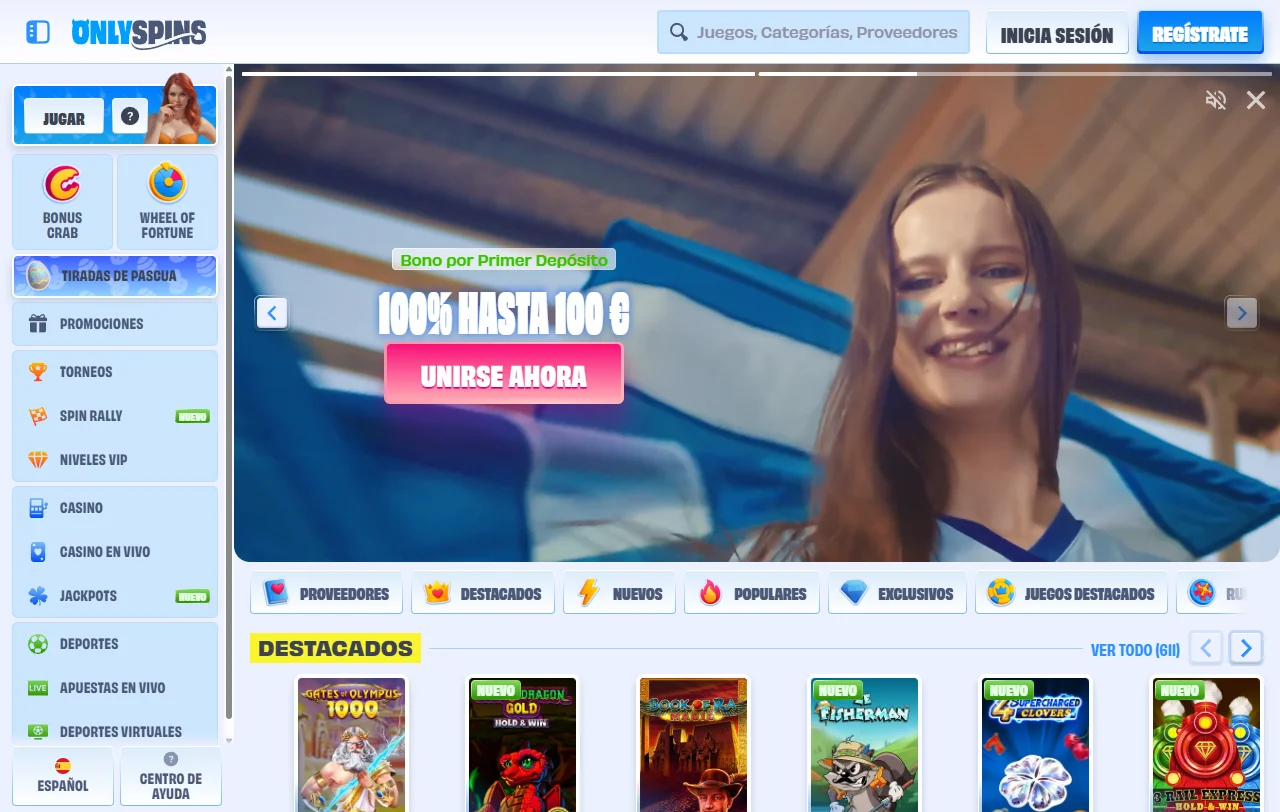 Análisis completo OnlySpins casino España para jugadores españoles