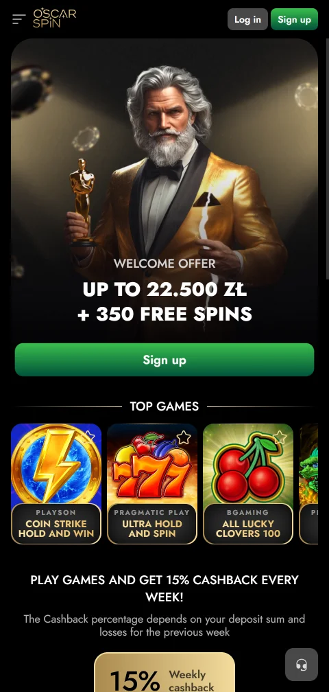 Juego móvil accesibilidad total Oscarspin Casino España smartphones