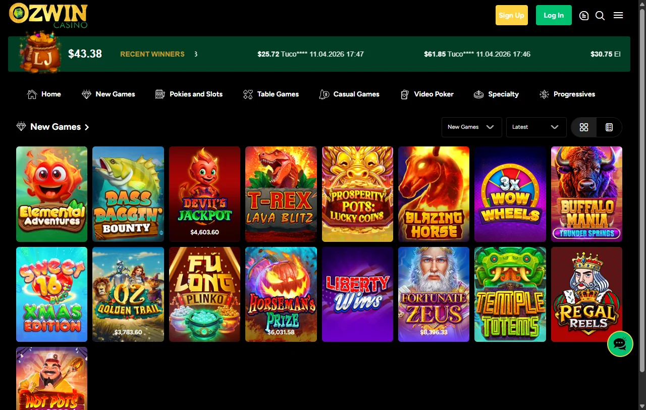 Ozwin Casino análisis completo con enfoque en catálogo y pagos