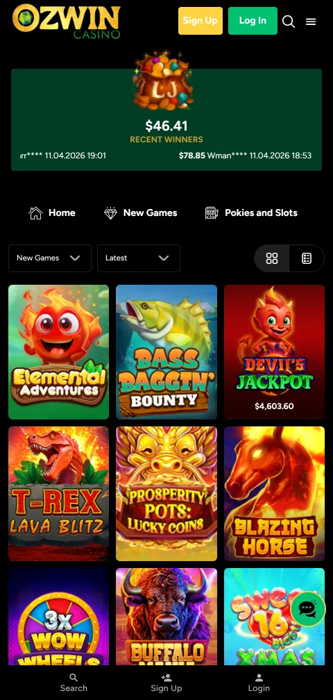 Ozwin Casino experiencia móvil compatible con navegador