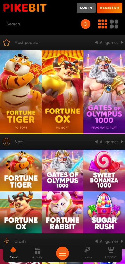 Depósitos retiros métodos pago Pikebit Casino España