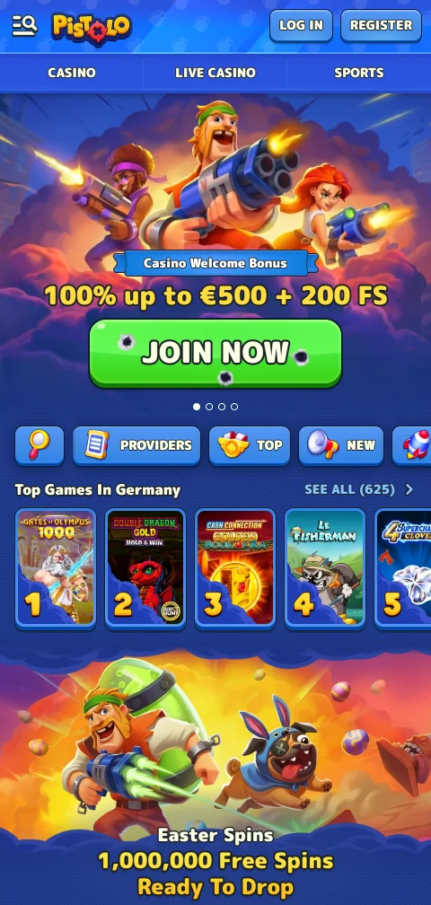 Pistolo Casino experiencia móvil y acceso desde smartphone