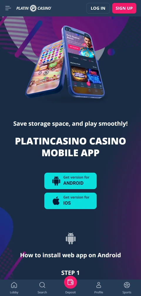 Métodos depósitos retiros Platin Casino España explicados