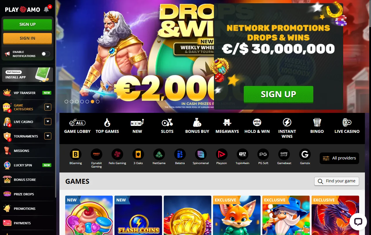 PlayAmo Casino análisis completo de catálogo, pagos y soporte para España
