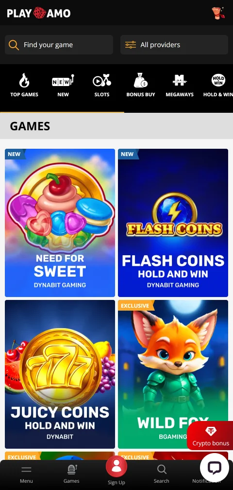 PlayAmo Casino experiencia móvil optimizada para smartphone y navegador