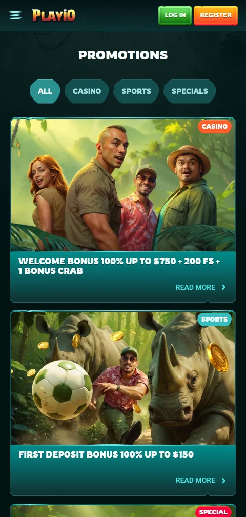 Métodos de pago y retiradas en Playio Casino