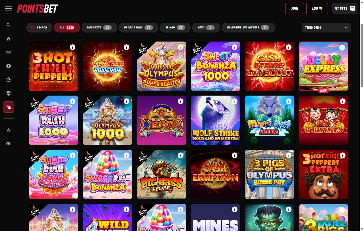 PointsBet Casino análisis completo para jugadores de España
