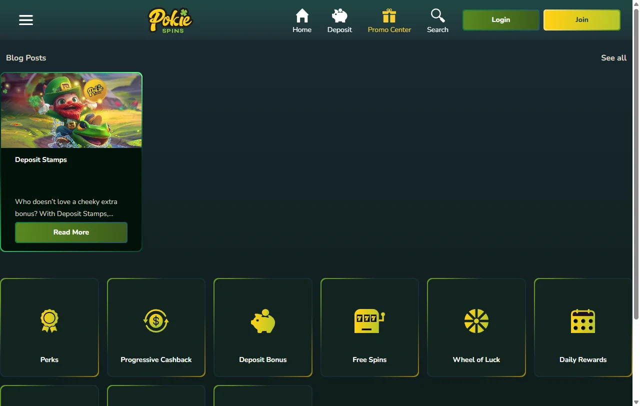 Bonos promociones bienvenida Pokie Spins Casino España detalladas