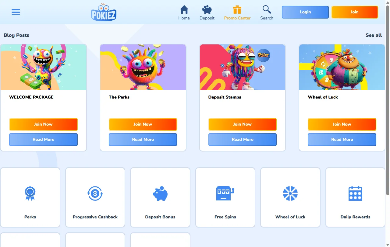 Juegos slots y proveedores destacados en Pokiez Casino España
