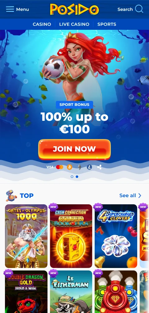 Posido Casino acceso móvil con compatibilidad y navegación adaptable