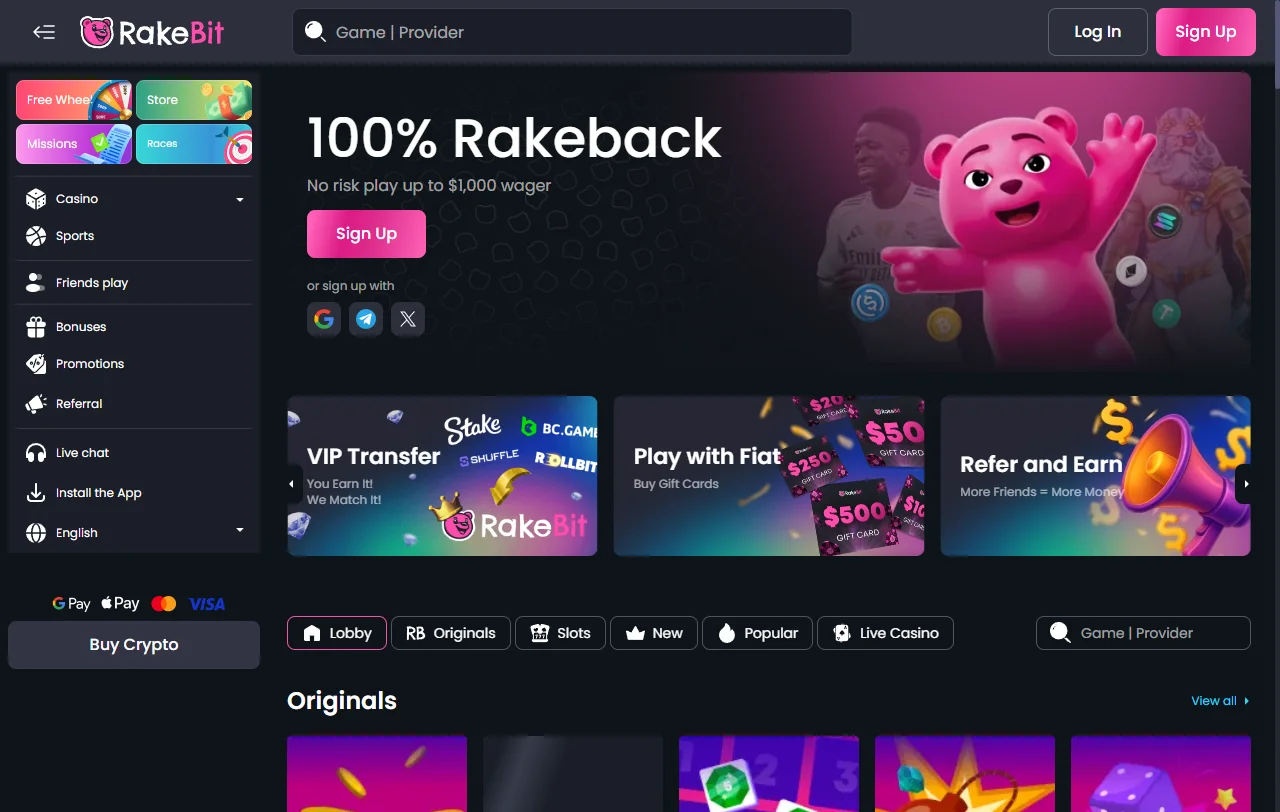 Análisis completo RakeBit casino España para jugadores España
