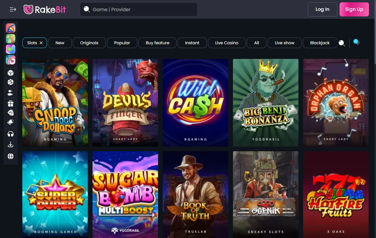 Promociones bonos bienvenida RakeBit casino España detallados