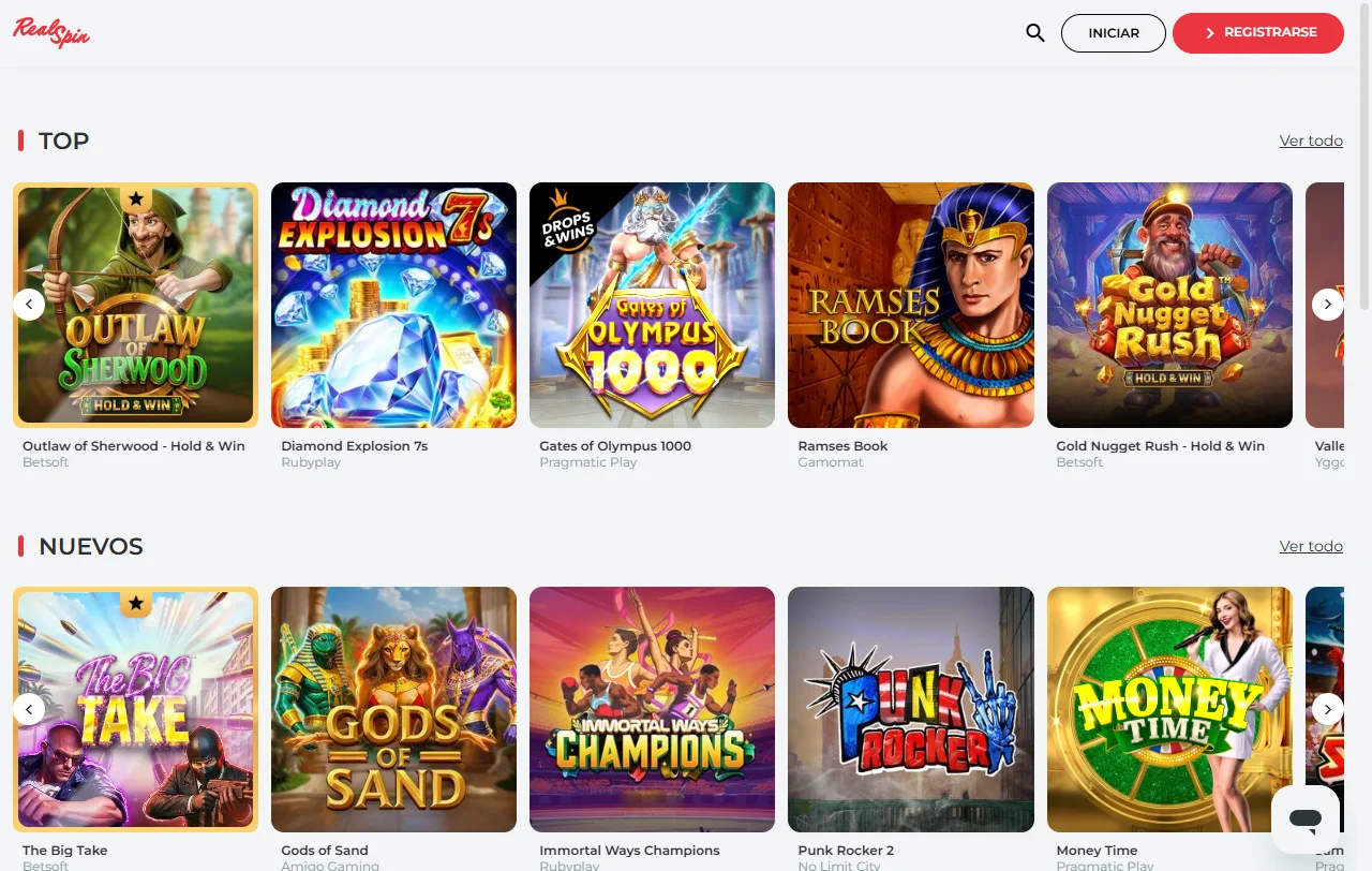 Análisis completo RealSpin Casino España para jugadores España