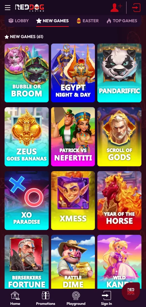 Métodos depósito retiro Red Dog Casino España pagos España