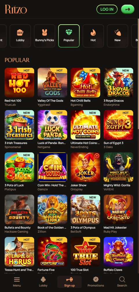 Ritzo Casino seguridad, licencia y protección del jugador