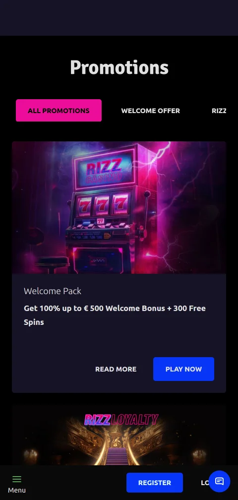Licencias seguridad protección Rizz casino España