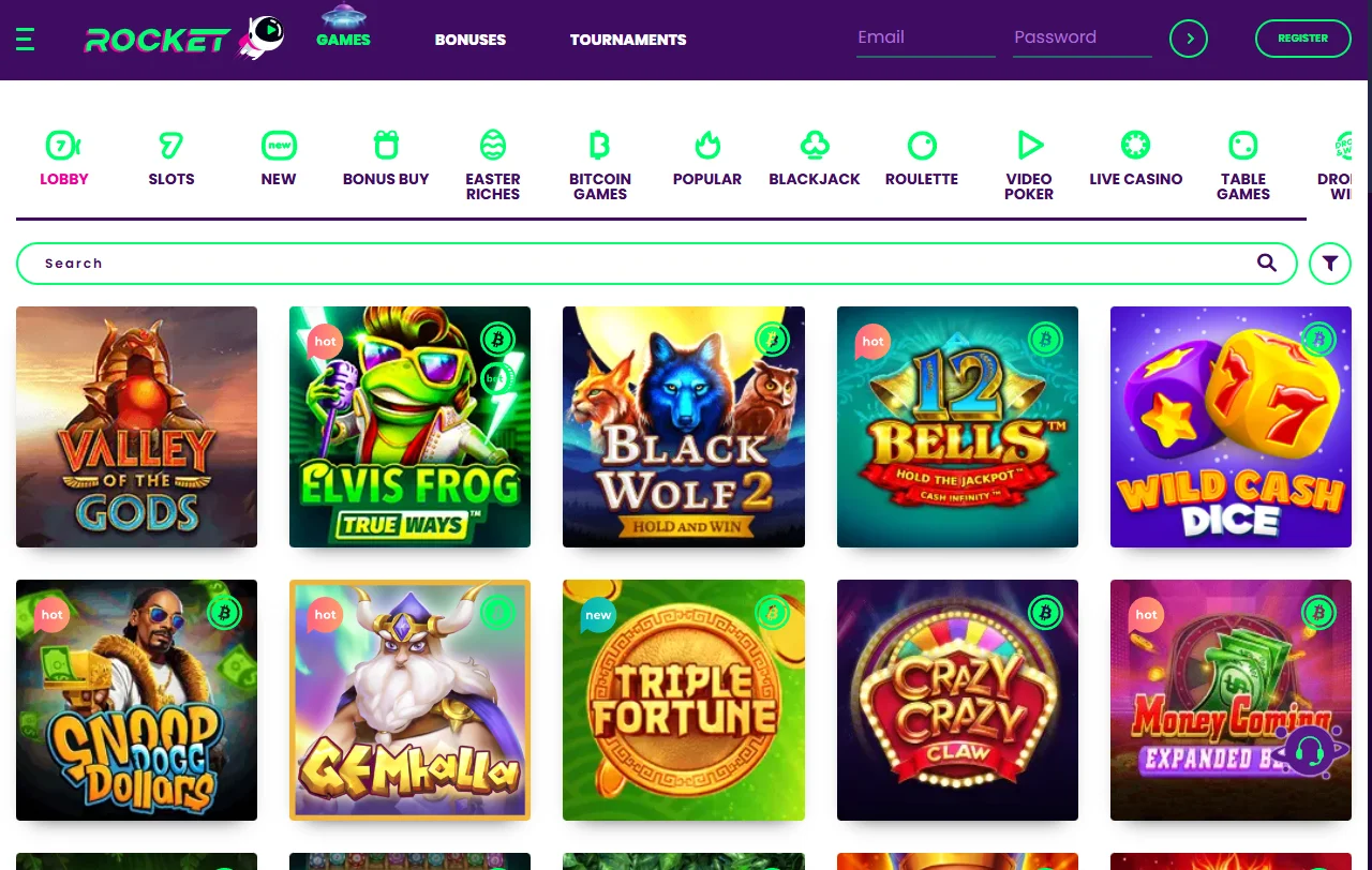 Promociones y bonos bienvenida Rocket Casino España